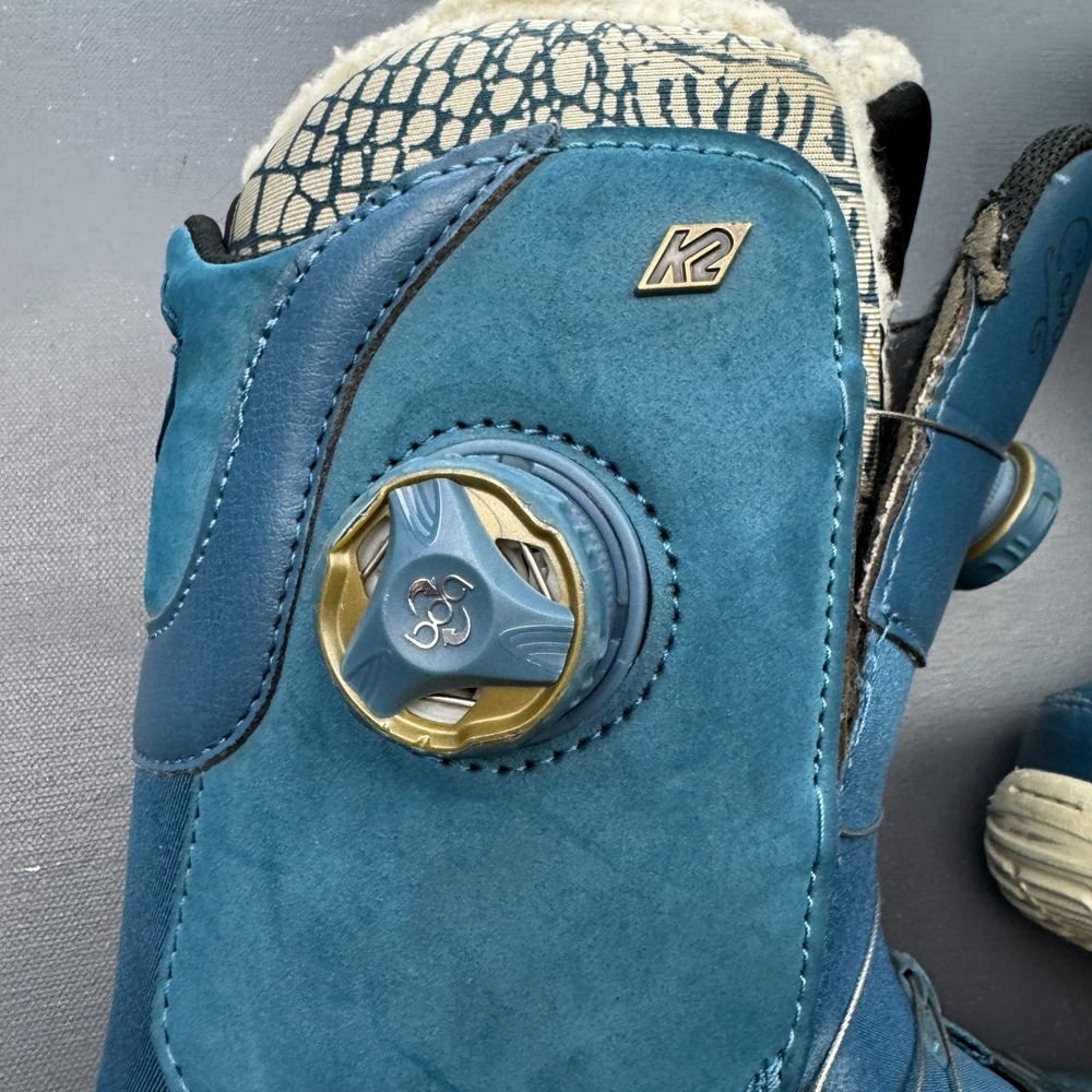 K2 Contour Snowboard Boots Women's 5 Blue BOA Harshmellow Grip Light Flex 6/10 - Picture 4 of 16
